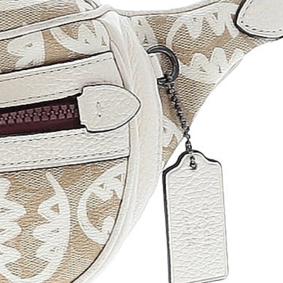 Coach x Guang Yu Rexy Beige and Cream Crossbody Vale Belt Bag - Picture 3 of 9